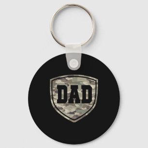 Chaveiro Camuflagem Velha Escola Retro Pai Bolso Camuflagem