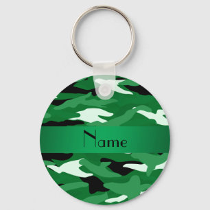 Chaveiro Camuflagem verde conhecida personalizada