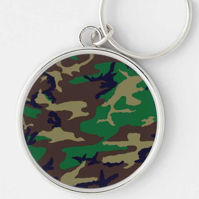 Chaveiro Camuflagem Woodland (Frente)