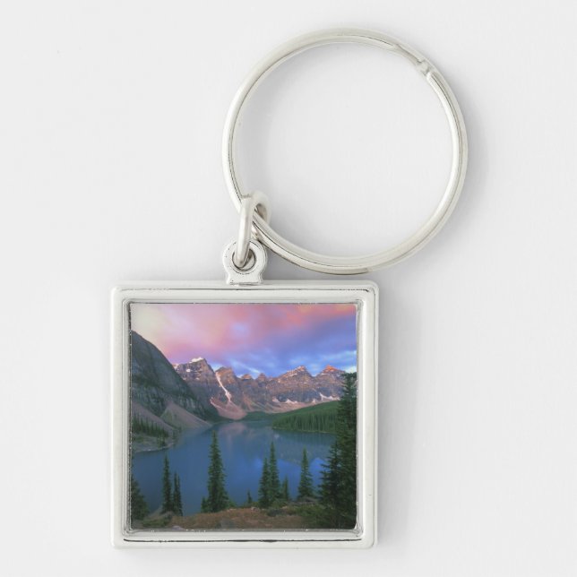 Chaveiro Canadá, Alberta, Lago Moraine ao Amanhecer, Banff (Frente)