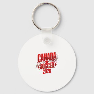 Chaveiro Canada Soccer 2026 Futebol Bold Tipografia País