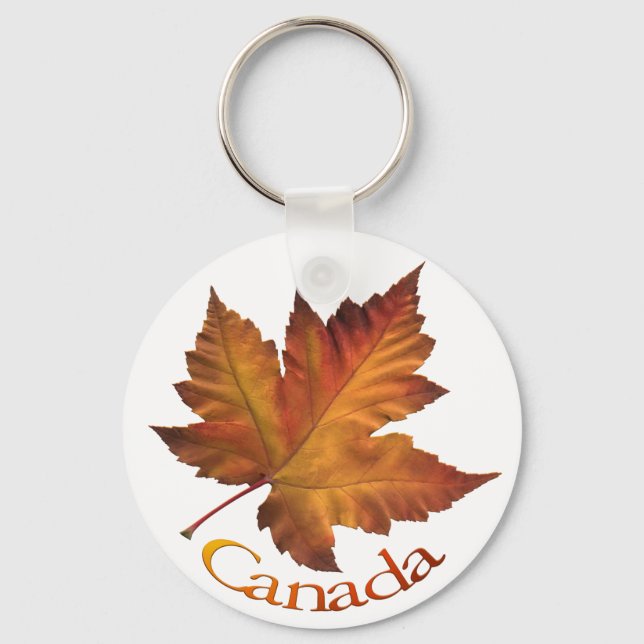 Chaveiro Canada Souvenir Key Chain Canada Maple Leaf Gift (Frente)