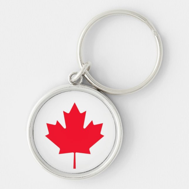 Chaveiro Canadian Maple Leaf (Frente)