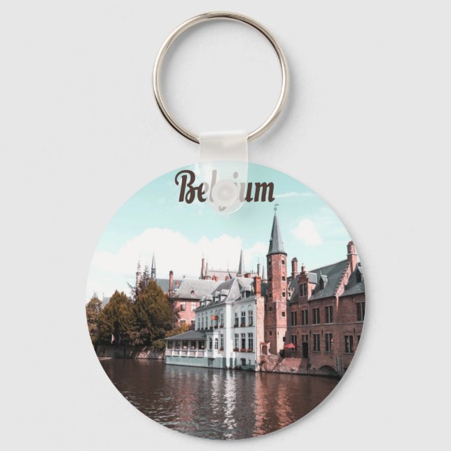 Chaveiro Canal de Bruxelas Bélgica (Frente)