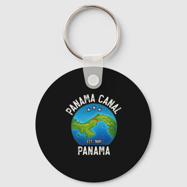 Chaveiro Canal do Panamá Est.1881  (Frente)