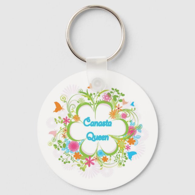 Chaveiro Canasta Queen Key Chain Chain (Frente)