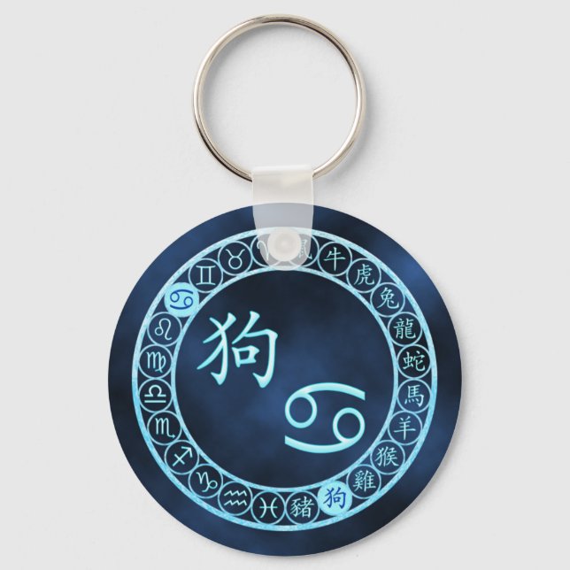 Chaveiro Cancer/Cão (Frente)