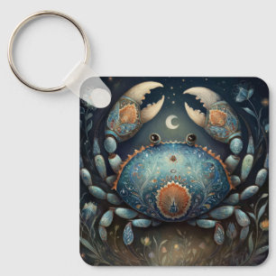 Chaveiro Câncer Caranguejo Zodíaco Astrologia Mística Anive