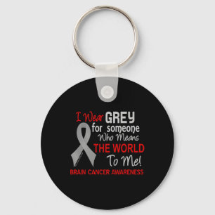 Chaveiro Cancer Cerebral Para Alguém Que Significa Mundo Pa