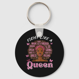 Chaveiro Cancer Da Mama Lida Como Rainha Afro Sobrevivente 