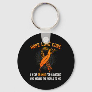 Chaveiro Cancer de Consciência Laranja Fita Sup