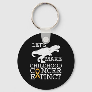 Chaveiro Cancer de infância Trex Extinguir Consciência Dino