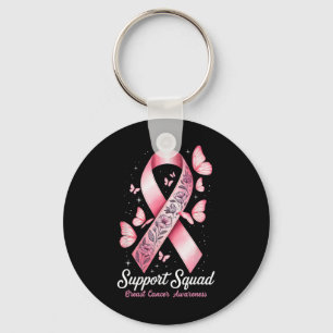 Chaveiro Cancer de Mama de Suporte ao Guerreiro de Cancer M