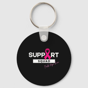 Chaveiro Cancer de Mama de Suporte ao Guerreiro de Cancer M