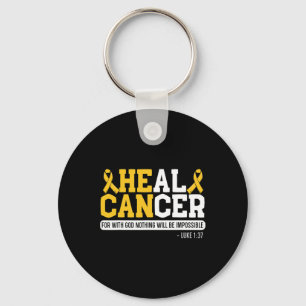 Chaveiro Cancer de saudação de Cancer infantil Supo do Mês