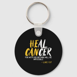Chaveiro Cancer de saudação de Cancer infantil Supo do Mês
