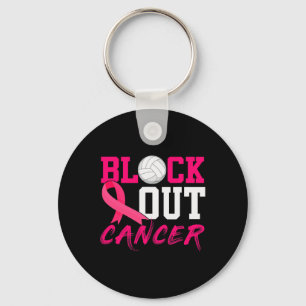 Chaveiro Cancer de vôlei "Bloco de Sensibilização"