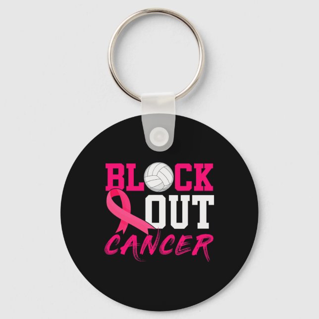 Chaveiro Cancer de vôlei "Bloco de Sensibilização" (Frente)