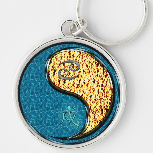 Chaveiro Cancer e Cão de Fogo (Frente)