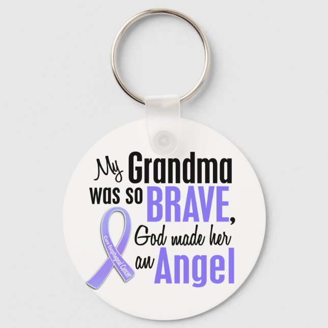 Chaveiro Cancer Esofágico Angel 1 Avó (Frente)