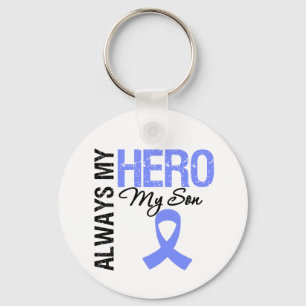 Chaveiro Cancer esofágico sempre meu herói meu filho