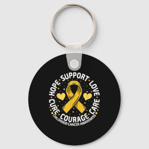 Chaveiro Cancer infantil Suporte para Cancer de infância da