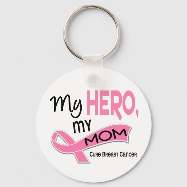 Chaveiro Cancer MEU HERÓI, MINHA MÃE 42 (Frente)