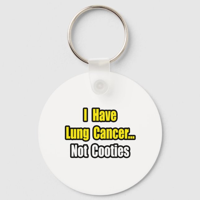 Chaveiro Cancer pulmonar... Não Cooties. (Frente)