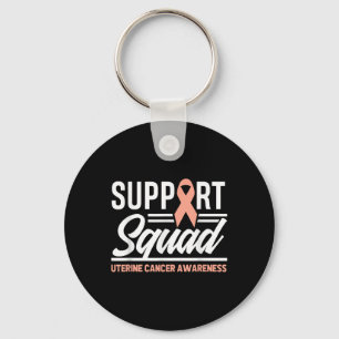 Chaveiro Cancer Warrior Support Squad Uterine Cancer Awaren