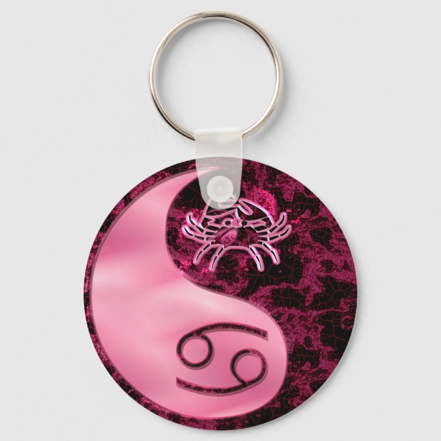 Chaveiro Cancer Yin Yang (Frente)