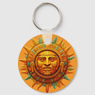 Chaveiro Cancun Mayan Sun Deus México Viagem