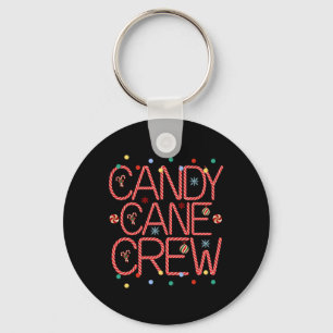 Chaveiro Candy Cane Crew Engraçado Doces De Natal Engraçado