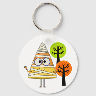 Chaveiro Candy Corn Mummy Halloween