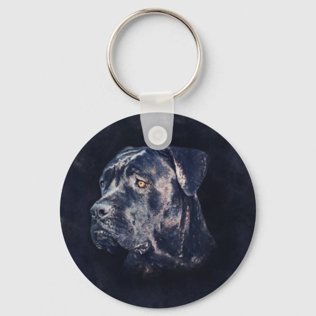 Chaveiro Cane Corso - Retrato Mastiff Italiano (Frente)