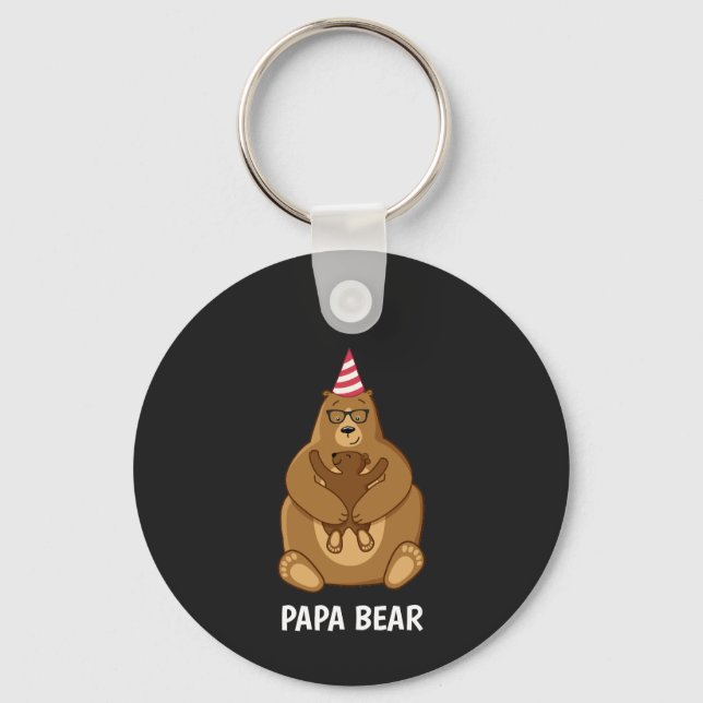 Chaveiro Caneca Especial Dia dos Pais Urso Papa Fofo (Frente)