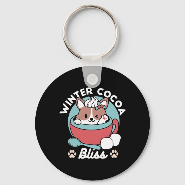 Chaveiro Caneca Festiva para Víblias de Férias - Coco de in (Frente)