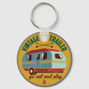 Chaveiro Canecas do reboque do vintage/campista do vintage,