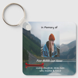 Chaveiro Canoa do Lago Wilderness Memorial Keepsake