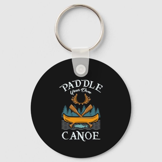 Chaveiro Canoagem - Coloque sua própria canoa (Frente)