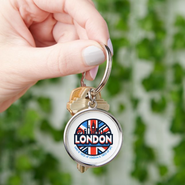 Chaveiro Cansado de Londres (Mão)