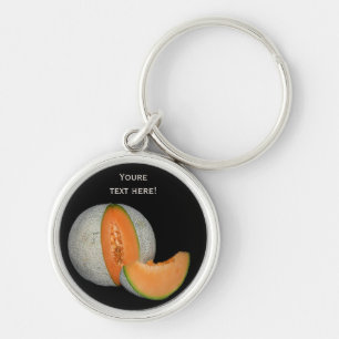 Chaveiro Cantaloupe Melon em fatias