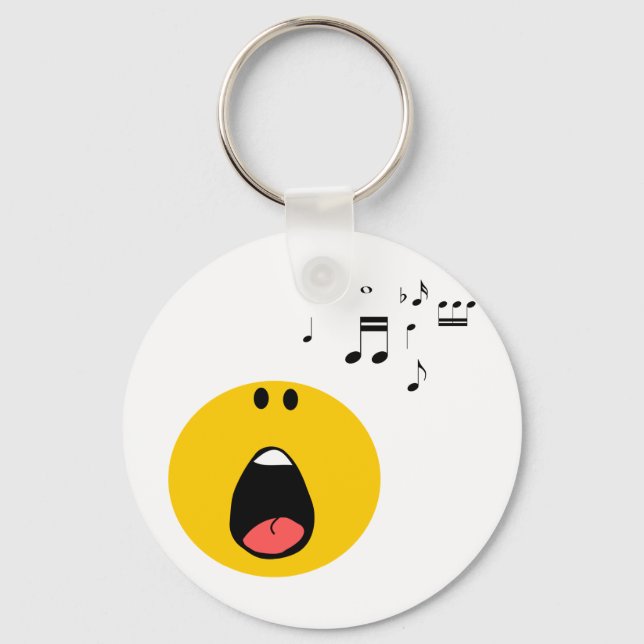 Chaveiro cantando seu pequeno coração (Frente)