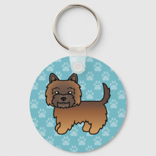 Chaveiro Cão Cartoon De Cartoon De Cartoon Red Brindle Cair