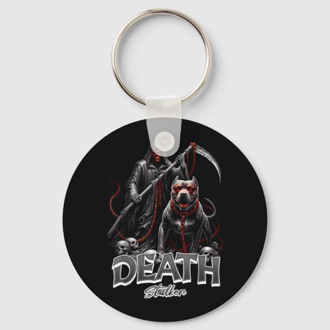Chaveiro Cão Ceifador da Morte no Halloween (Frente)