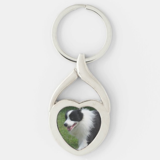 Chaveiro Cão de border collie (Frente)