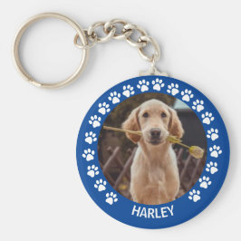 Chaveiro Cão de Foto Pet Personalizado Bonito Longe