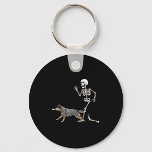 Chaveiro Cão Dia de as Bruxas engraçado Australiano E Esque