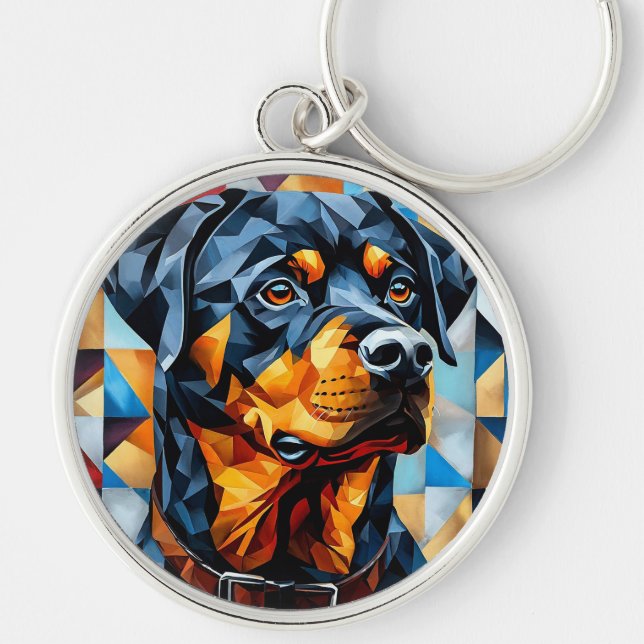 Chaveiro Cão Rottweiler (Frente)