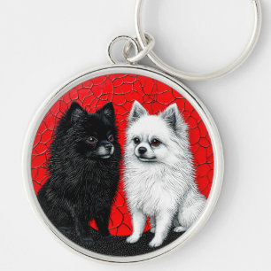 Chaveiro Cão spitz japonês