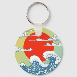 Chaveiro Capa de iPhone Case-Mate Ondas Japonesas